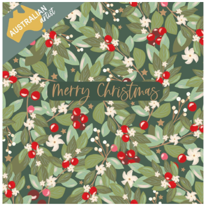 BCNA Leaves and Berries - Charity Christmas Card Pack