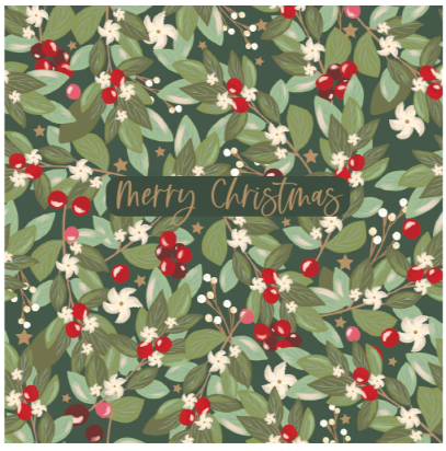 BCNA Leaves and Berries - Charity Christmas Card Pack
