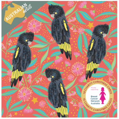 BCNA Black Cockatoo - Charity Christmas Card Pack