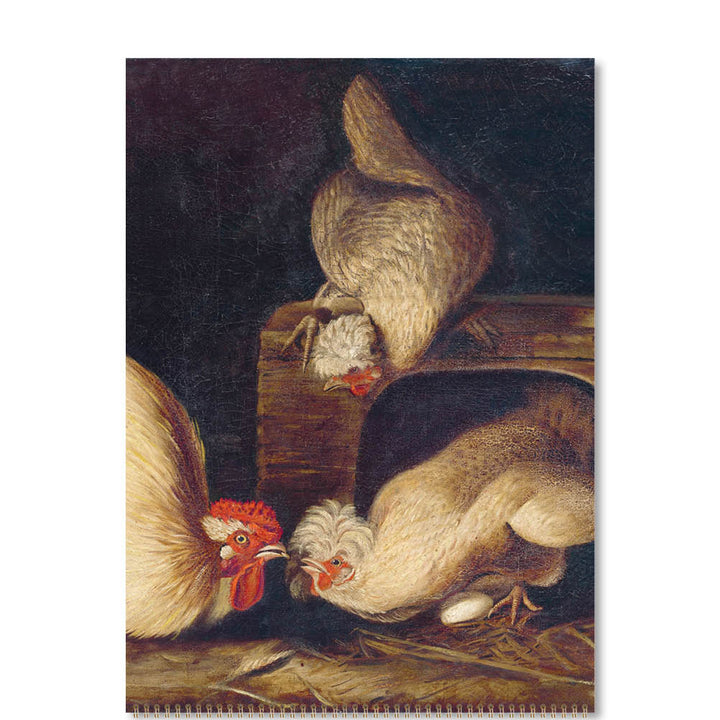 2026  Medium Calendar-Chickens