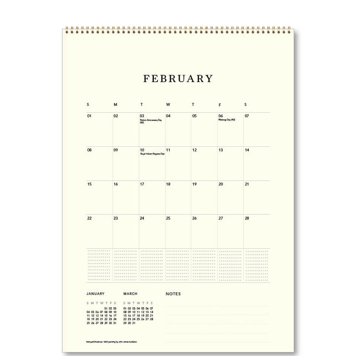 2026  Medium Calendar-Chickens