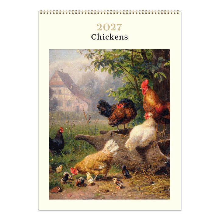 2027 Medium Calendar-Chickens
