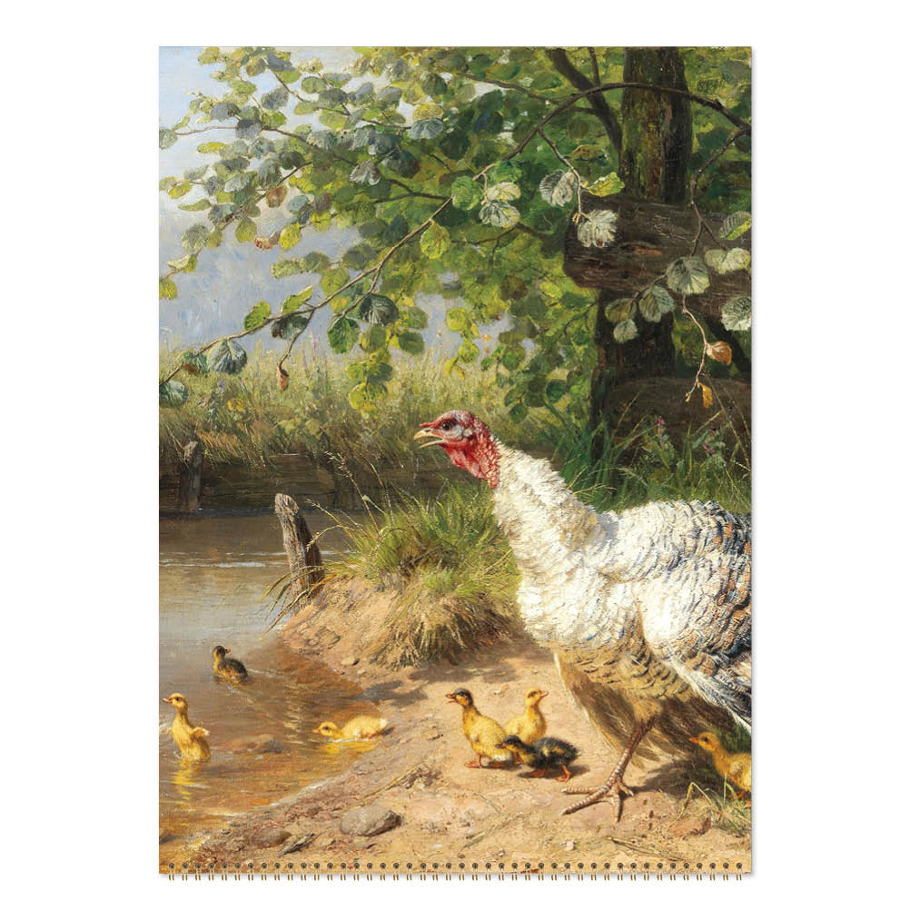 2027 Medium Calendar-Chickens