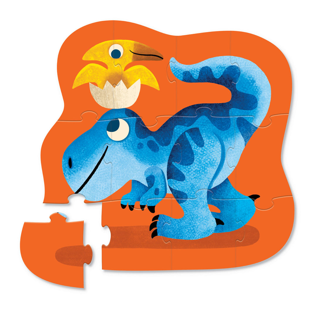 Mini Puzzle 12 pc - Dino Friends