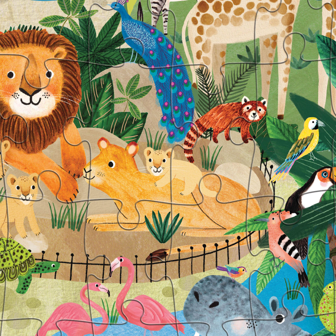 Flat House Puzzle 50 pc - Zoo
