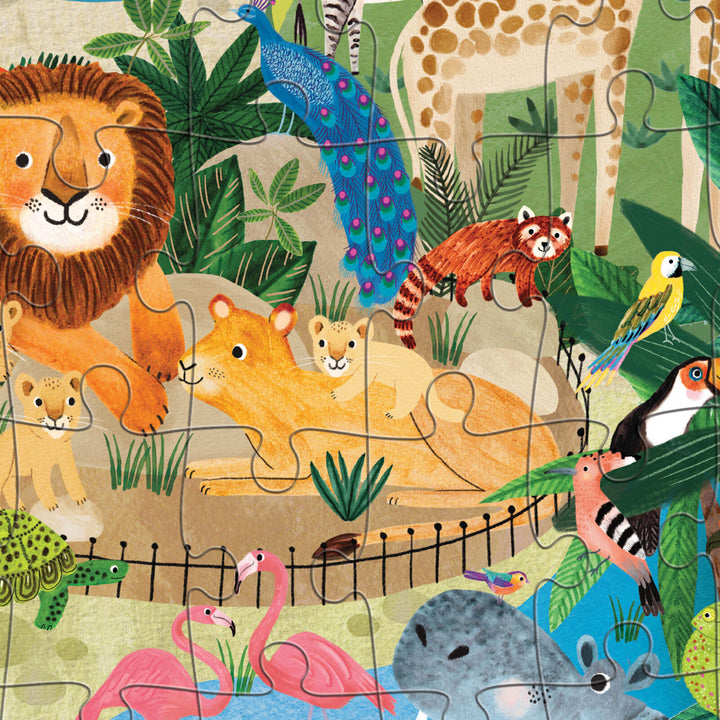 Flat House Puzzle 50 pc - Zoo