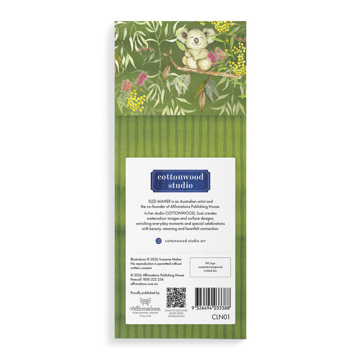 Cottonwood Magnetic List Notepad - Koala