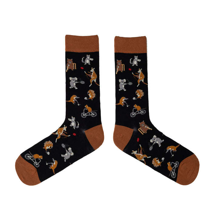 Aussie Animal Sports - "Fairly Dinkum" Mens Socks