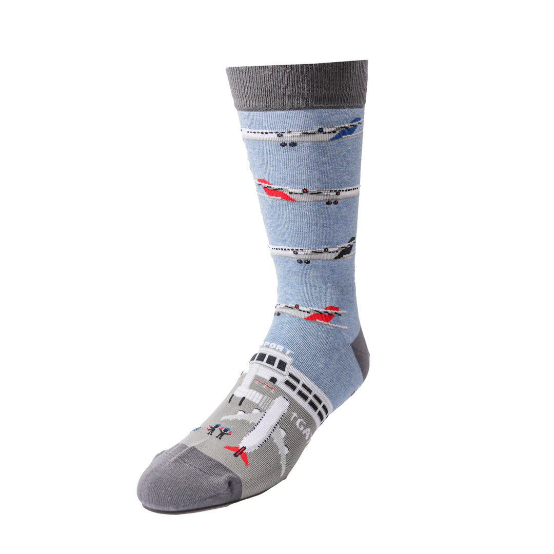 Plane Old Socks - Airport Socks