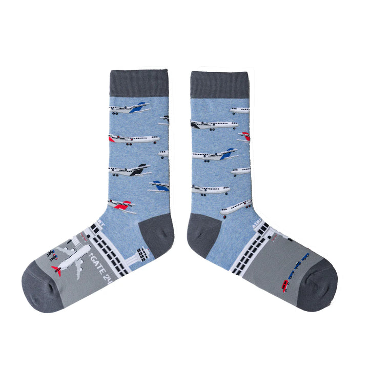 Plane Old Socks - Airport Socks
