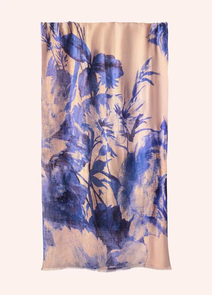 Linen/Cotton Scarf - Powder