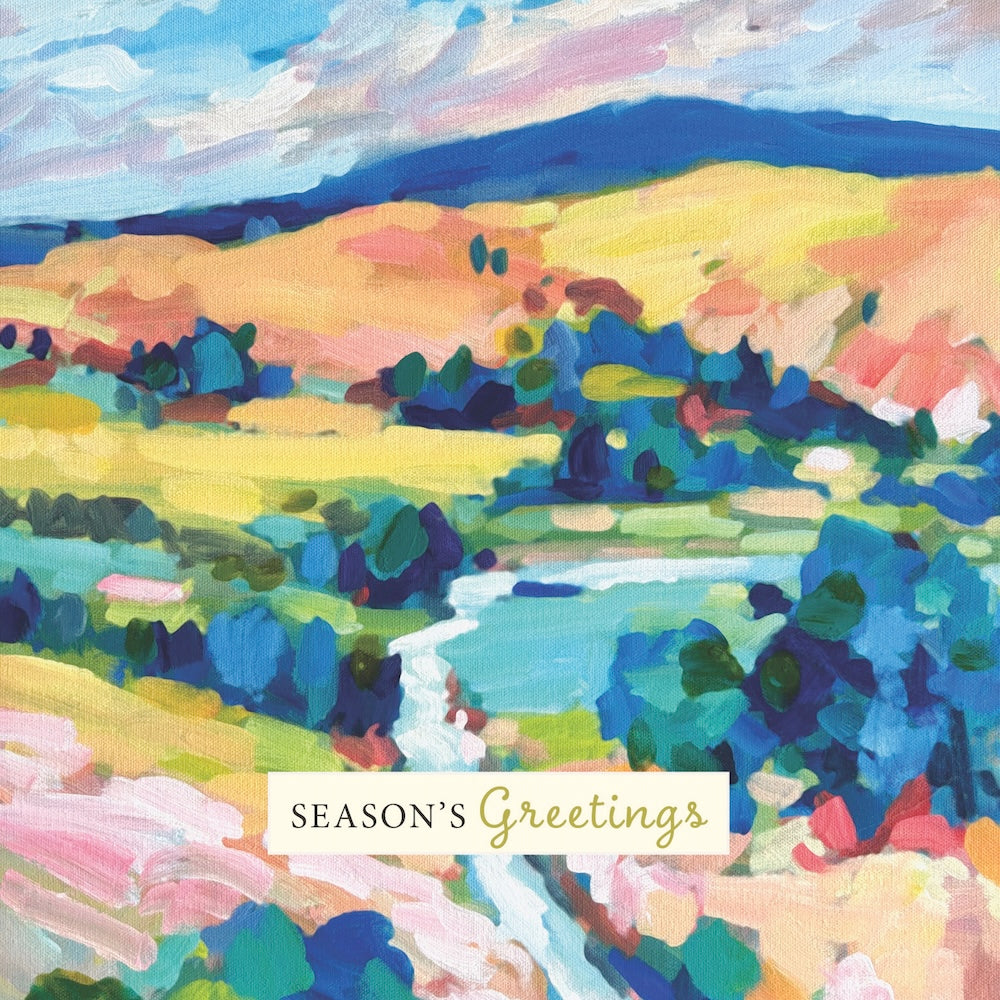 Christmas Card Wallet-BCNA-Australian Christmas Landscape