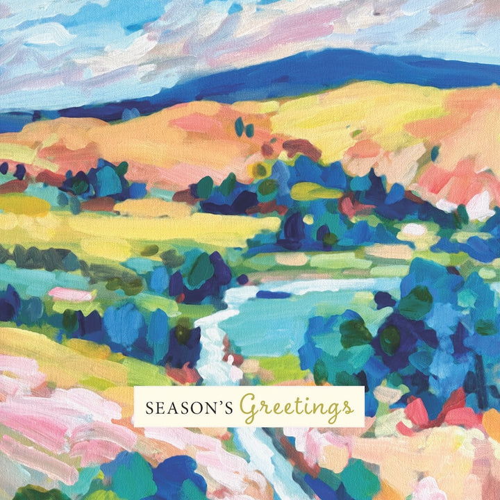 Christmas Card Wallet-BCNA-Australian Christmas Landscape