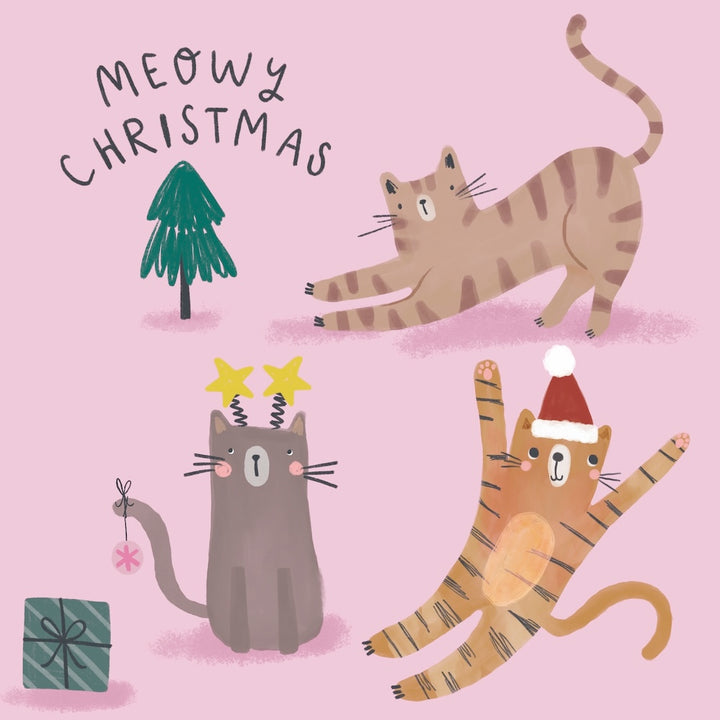 Christmas Card Wallet-BCNA-Meowry Christmas