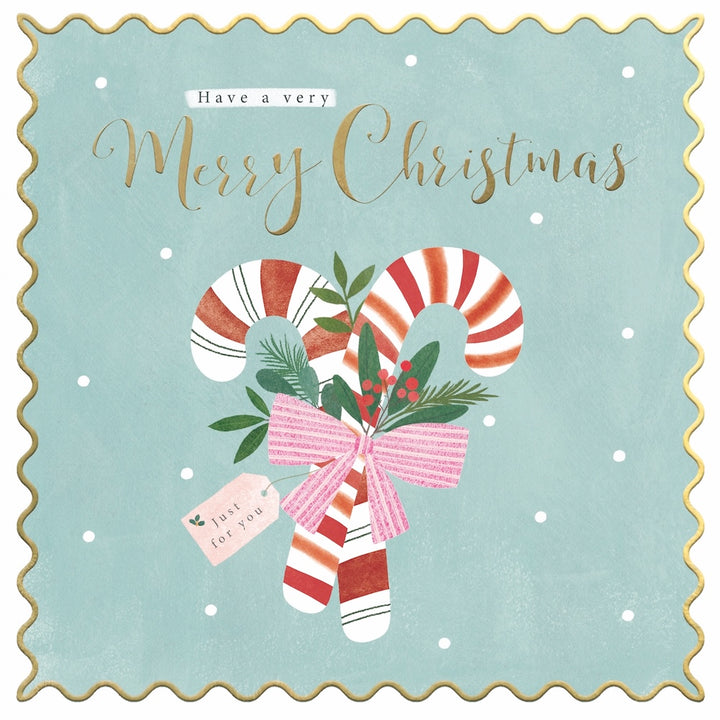 Christmas Card Wallet-CMRI-Candy Cane