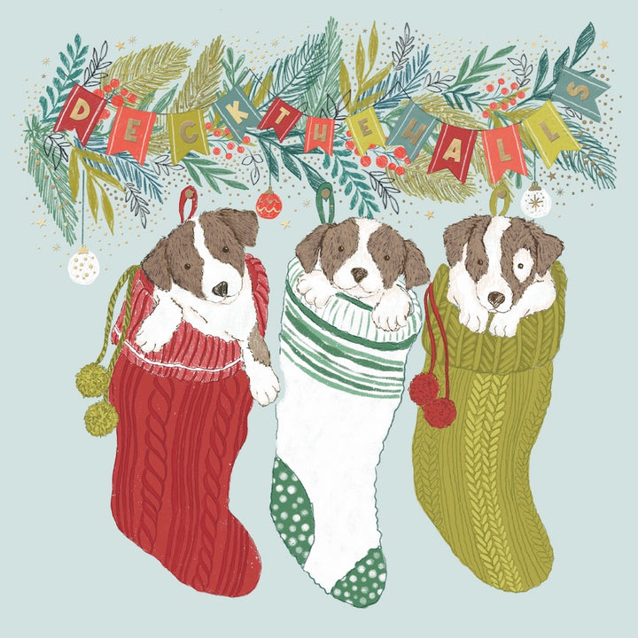 Christmas Card Wallet-CMRI-Cheeky Puppies