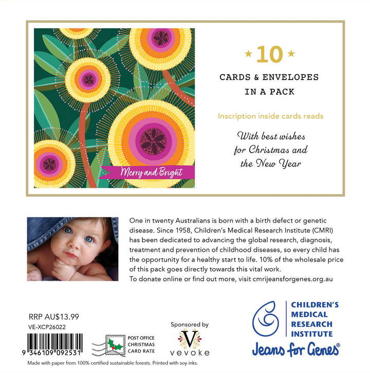 Christmas Card Wallet-CMRI-Merry and Bright