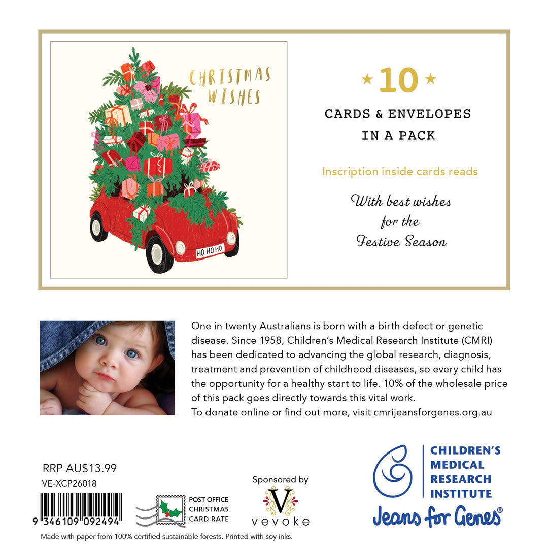 Christmas Card Wallet-CMRI-Presents Galore
