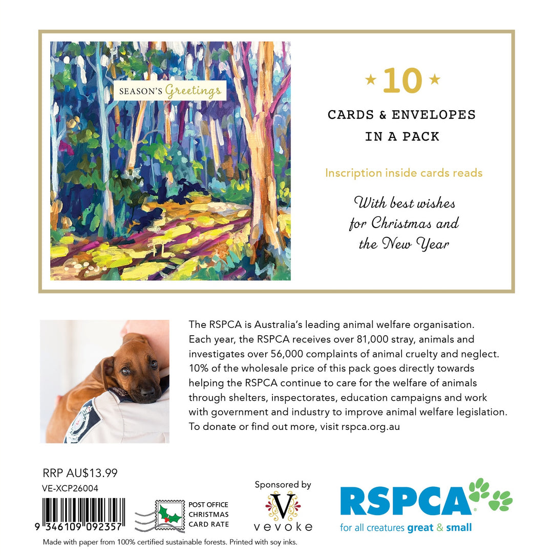 Christmas Card Wallet-RSPCA-Australian Christmas Gums