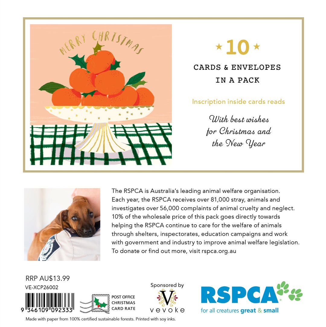 Christmas Card Wallet-RSPCA-Bowl of Delights