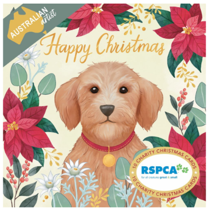 RSPCA Christmas Dog  - Charity Christmas Card Pack