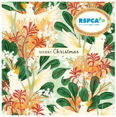 RSPCA Cockatoo  - Charity Christmas Card Pack
