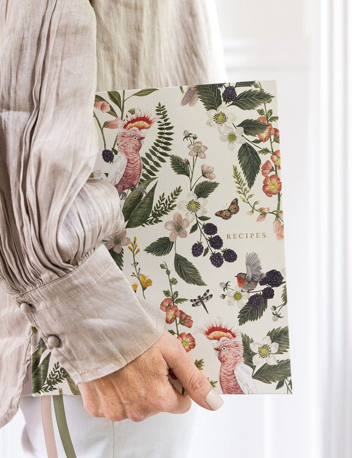 Heirloom Recipe Book Journal - Cockatoo