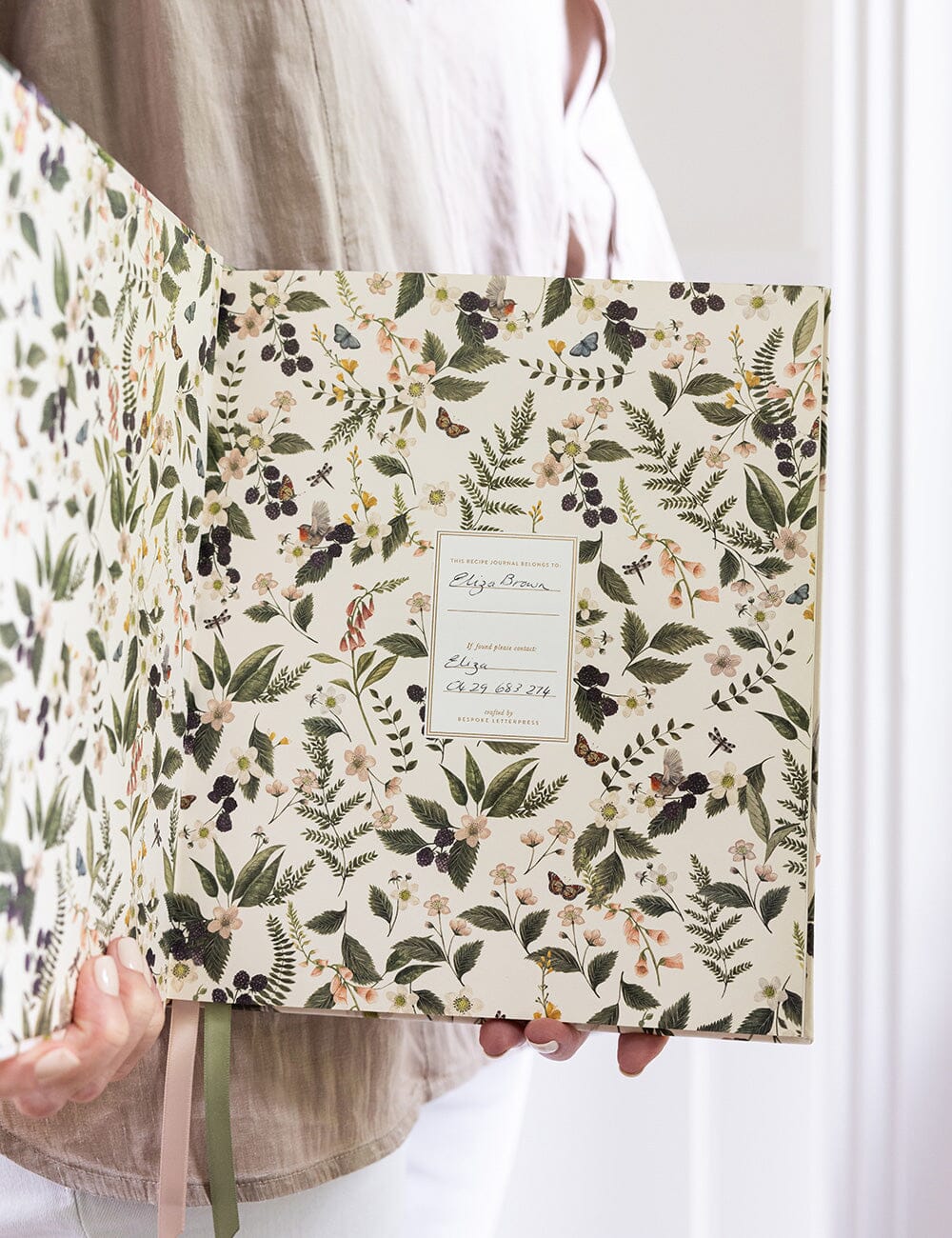 Heirloom Recipe Book Journal - Cockatoo