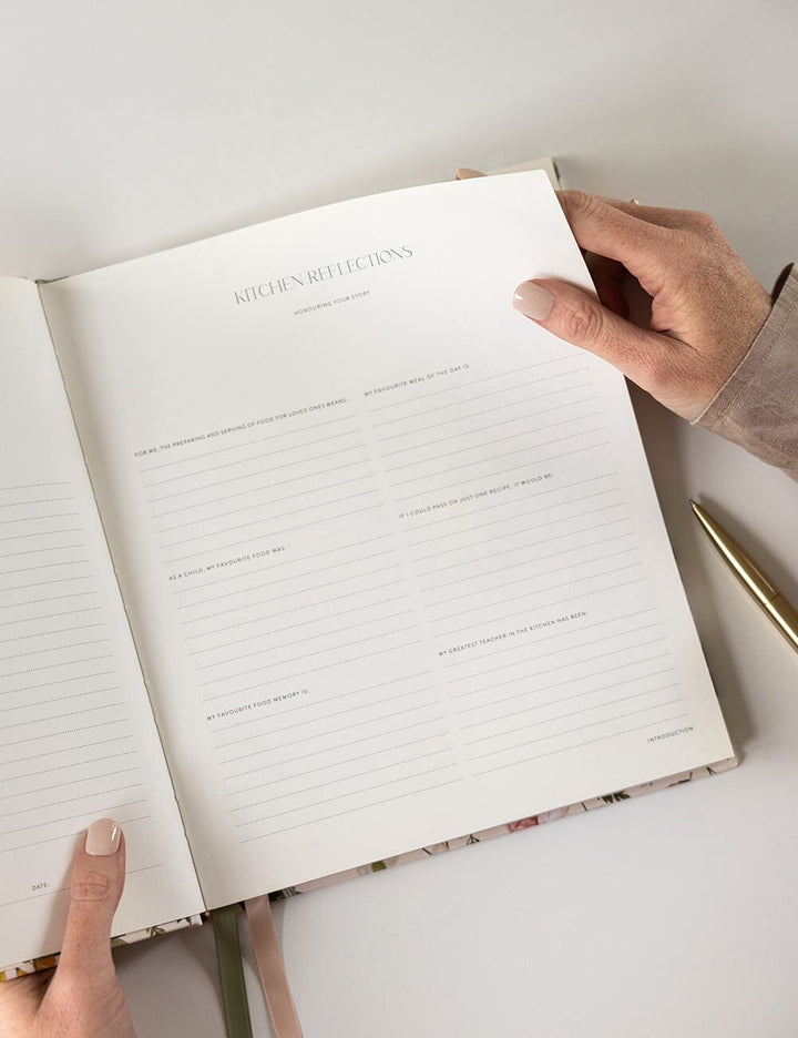 Heirloom Recipe Book Journal - Cockatoo