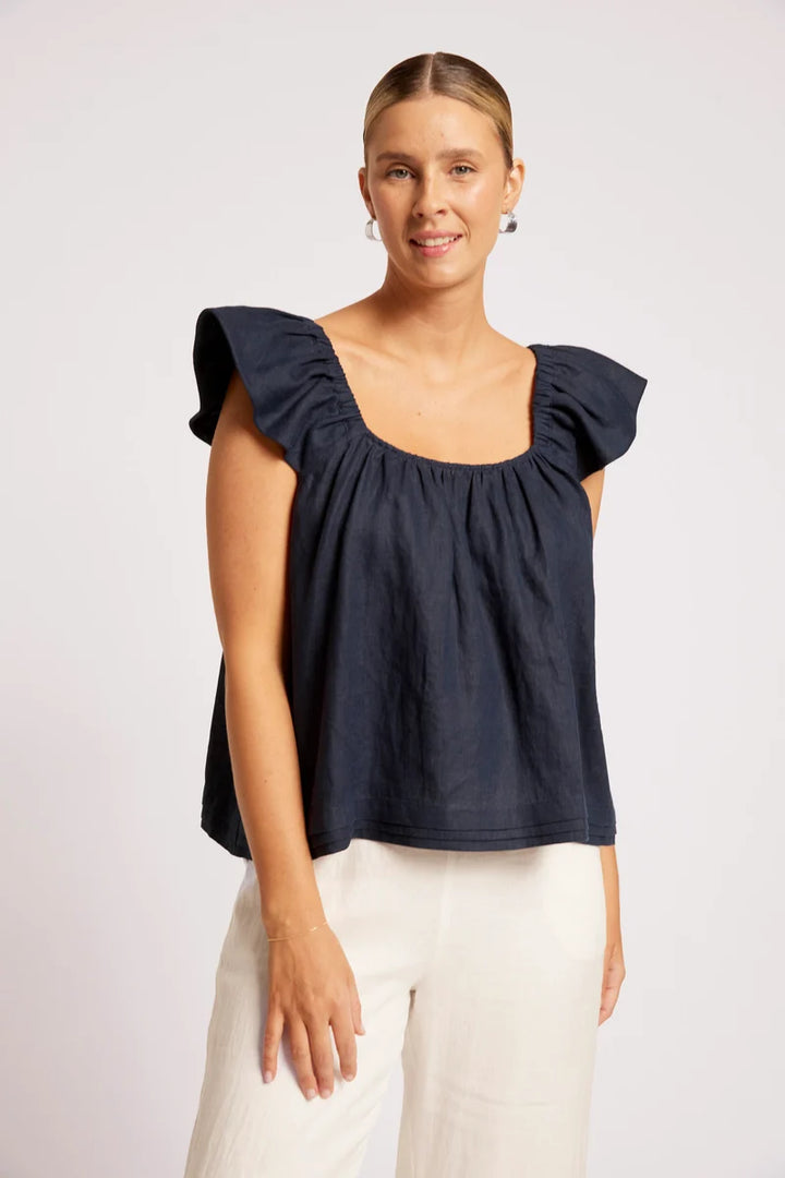 Cove  Top - Indigo