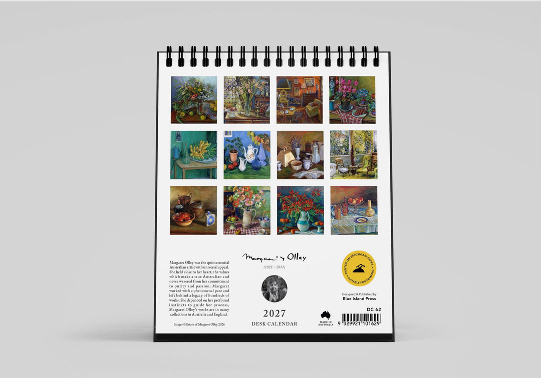2027 Margaret Olley Desk Calendar