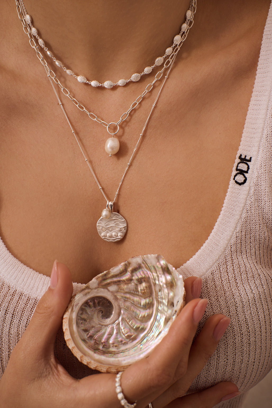 Ocean Dreamer Pendant Necklace in Sterling Silver