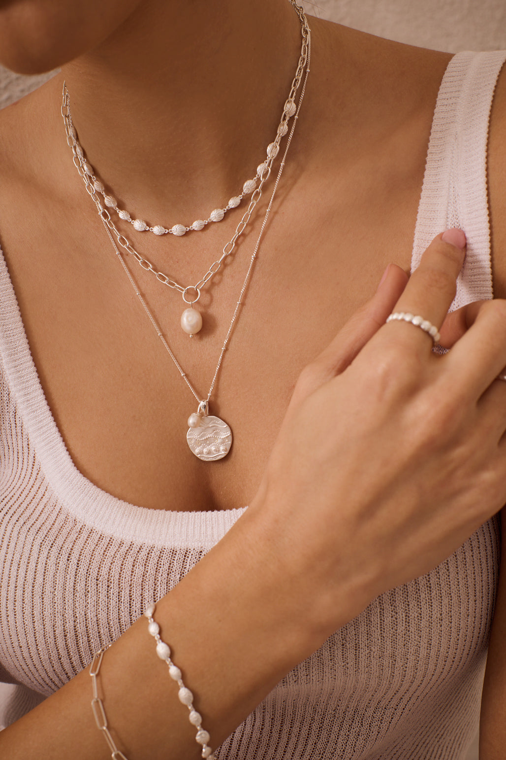 Ocean Dreamer Pendant Necklace in Sterling Silver