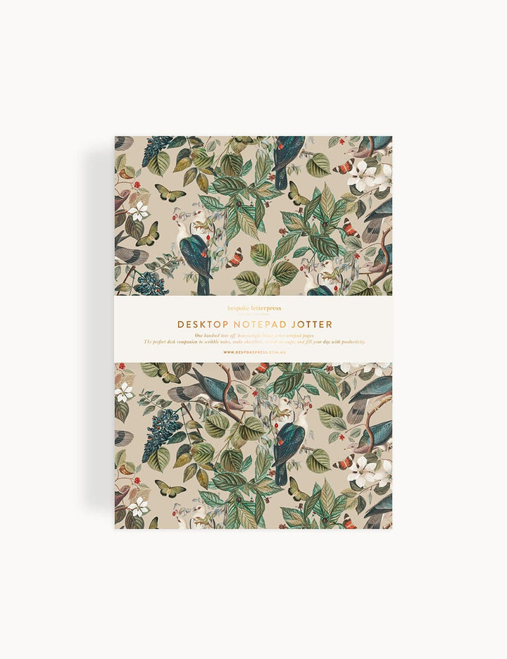 Botanical Grove Notepad Desktop Jotter