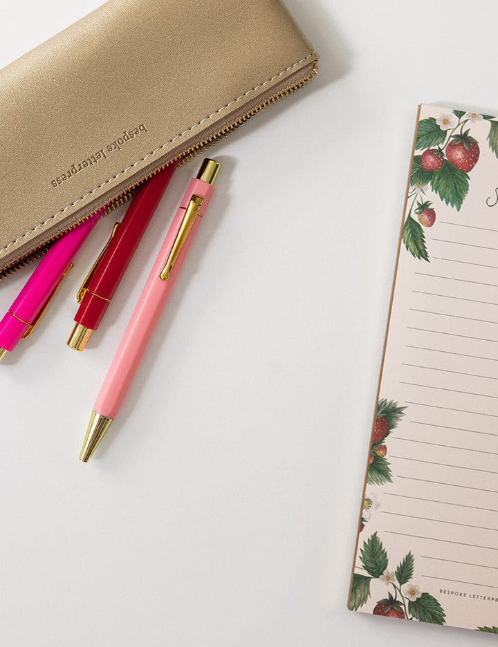 Strawberries Shopping List DL Notepad