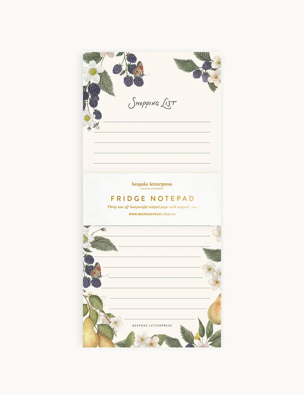 Pears Shopping List DL Notepad