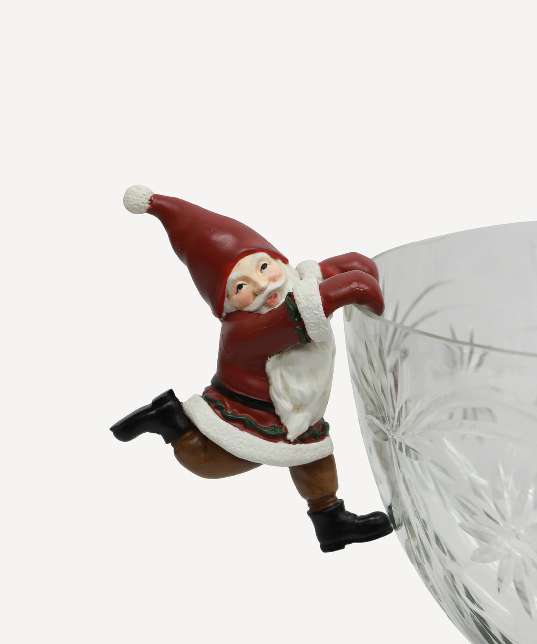 Vintage Pot Hanging Santas - Set of 3
