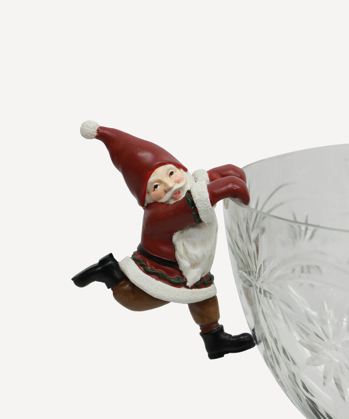 Vintage Pot Hanging Santas - Set of 3