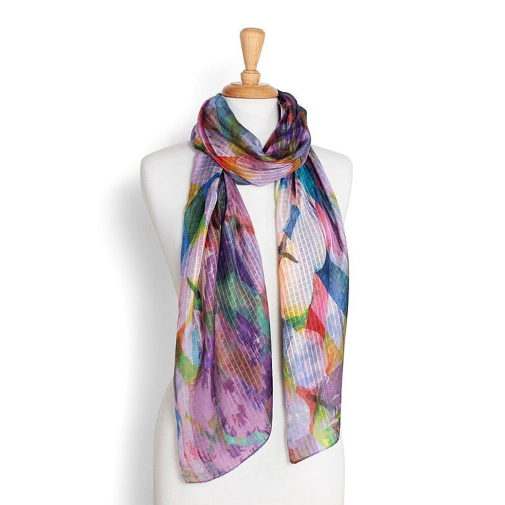 Bianca Silk Scarf - Lilac