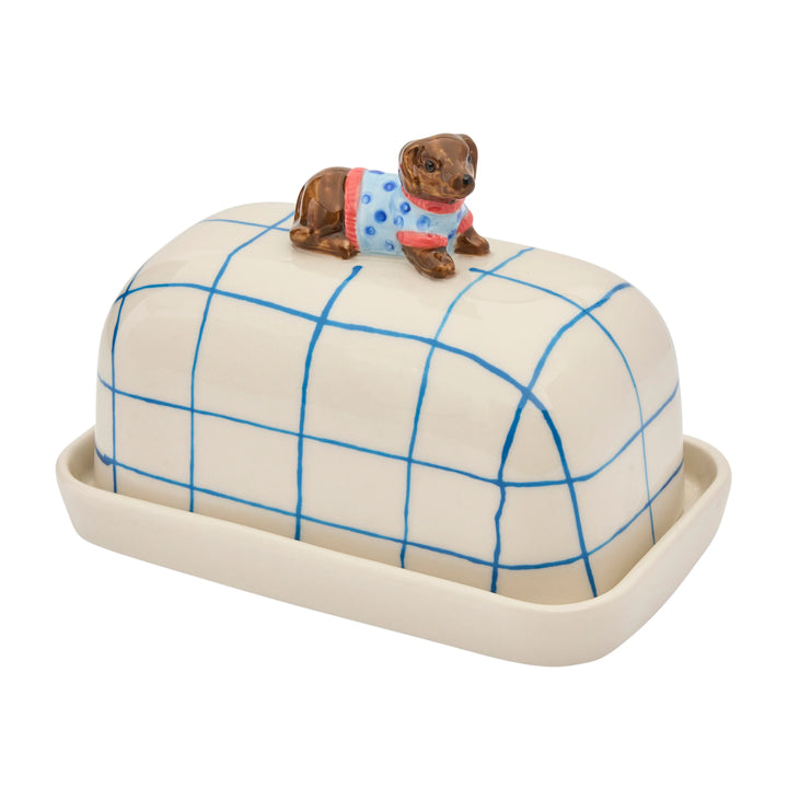 Butter Dish - Dachshund