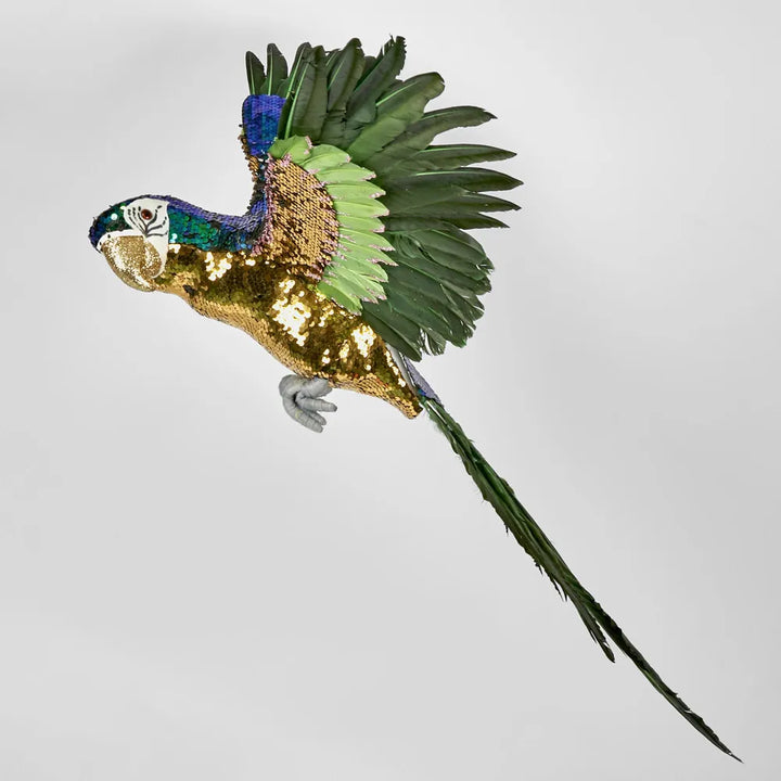 Donna !  Sequin Parrot Green - Large
