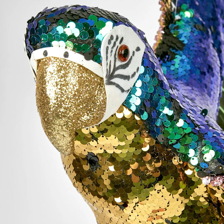 Donna !  Sequin Parrot Green - Large