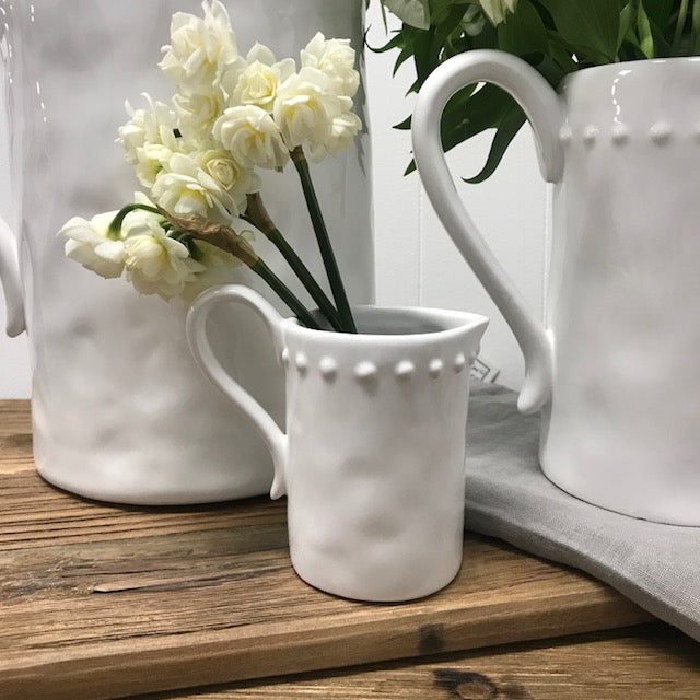 Dot Jug - White Small