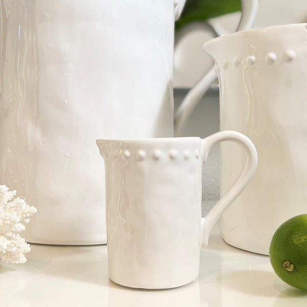 Dot Jug - White Small