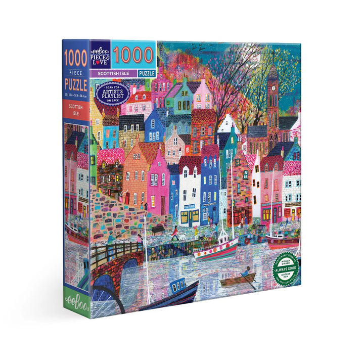 eeBoo 1000 Pc Puzzle - Scottish Isle