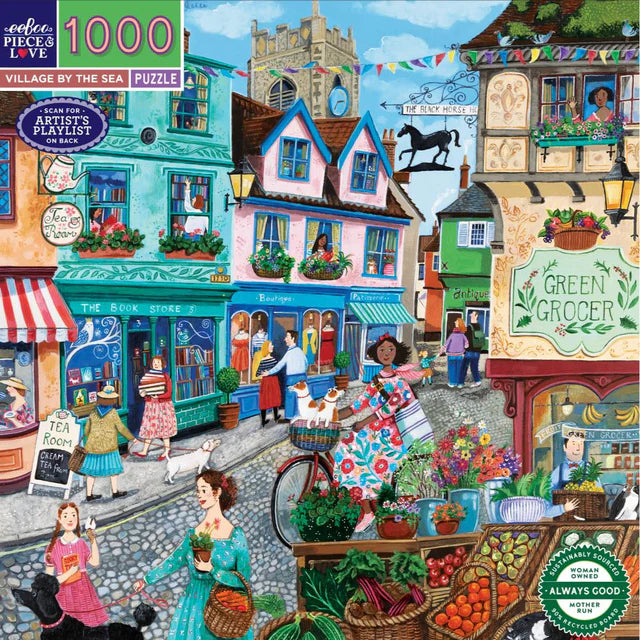 1000 Pc Puzzle - Village by Sea