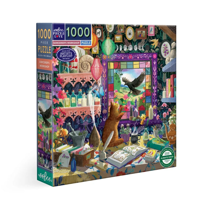 eeBoo 1000 Pc Puzzle - Sorcerer's Workshop
