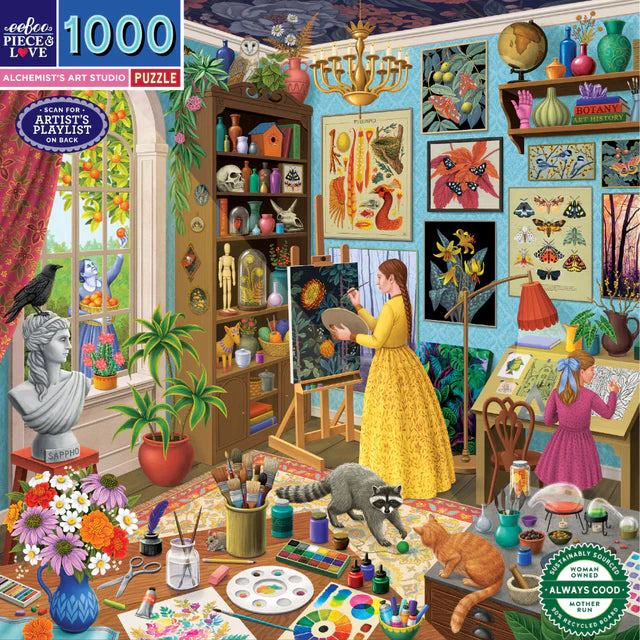 eeBoo 1000 Pc Puzzle - Alchemist's Art Studio