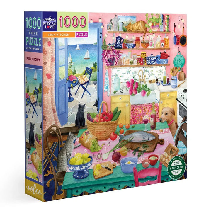 Pink Kitchen - 1000 pc Puzzle