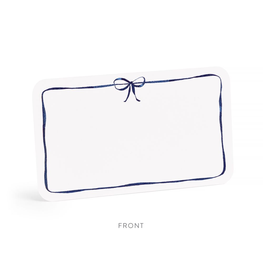 Little Notes - Navy Bow